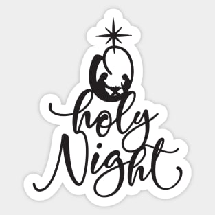 Holy Night Sticker